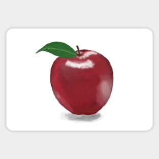 Juicy Red Apple Sticker